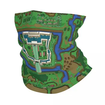 Игровая бандана Zeldas Map Legend, Зимняя грелка для шеи, мужская Ветрозащитная повязка на голову, шарф для походов, гетра, повязка на голову