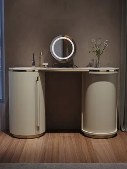 Итальянский легкий туалетный столик класса люкс rock board для спальни, современный и простой туалетный столик креативного скандинавского дизайнера