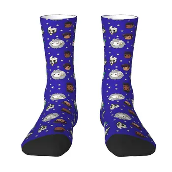 Носки Chibi Owl House Harajuku, супер мягкие чулки, всесезонные носки, аксессуары для подарка на день рождения в стиле унисекс