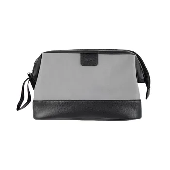Мужская портативная сумка-органайзер для косметики и ухода за телом, водонепроницаемая косметичка для деловых поездок, серый
