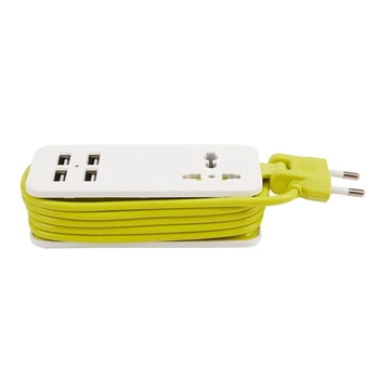 Удлинительная электрическая розетка портативные порты для зарядки USB Дорожная бытовая электрическая розетка Power Strip Электрические розетки Smart Charging