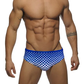 WK84 синие обтягивающие сексуальные мужские купальники с низкой талией 2023 новые летние пляжные плавательные трусы бикини бассейн горячие мужские купальники для геев купальные костюмы