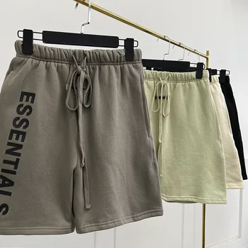 Essentie- Летние шорты для мужчин и женщин, Спортивный костюм из 100% хлопка, С монограммой, Высокое качество, Уличный Хип-хоп, Повседневный